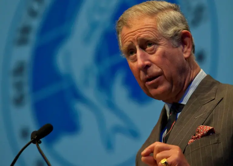 Prince Charles addressed the conference on sustainability