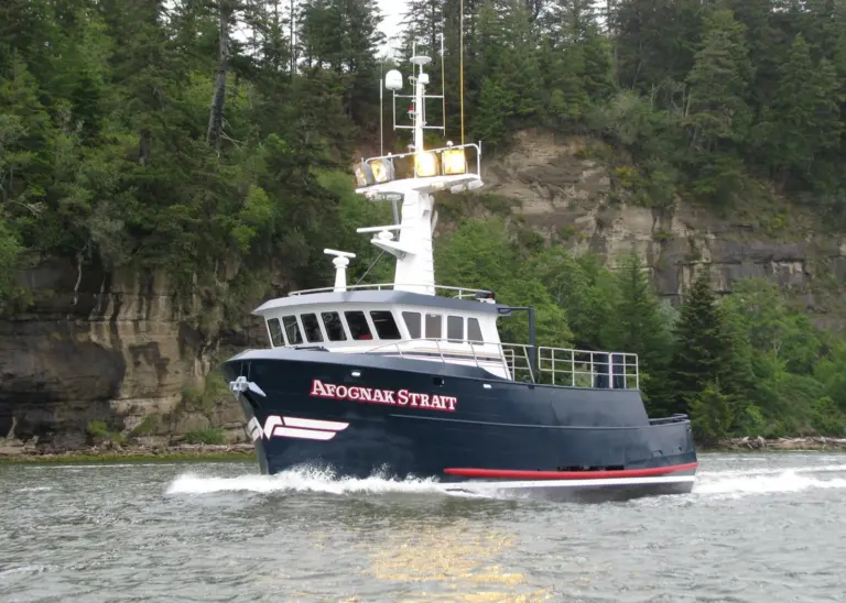 Afognak Strait. Credit: Fred Wahl Marine Construction, Inc