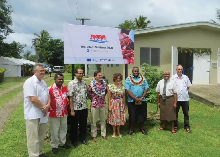 The Crab Company of Fiji has celebrated the launch of its new and improved farming and processing facilities