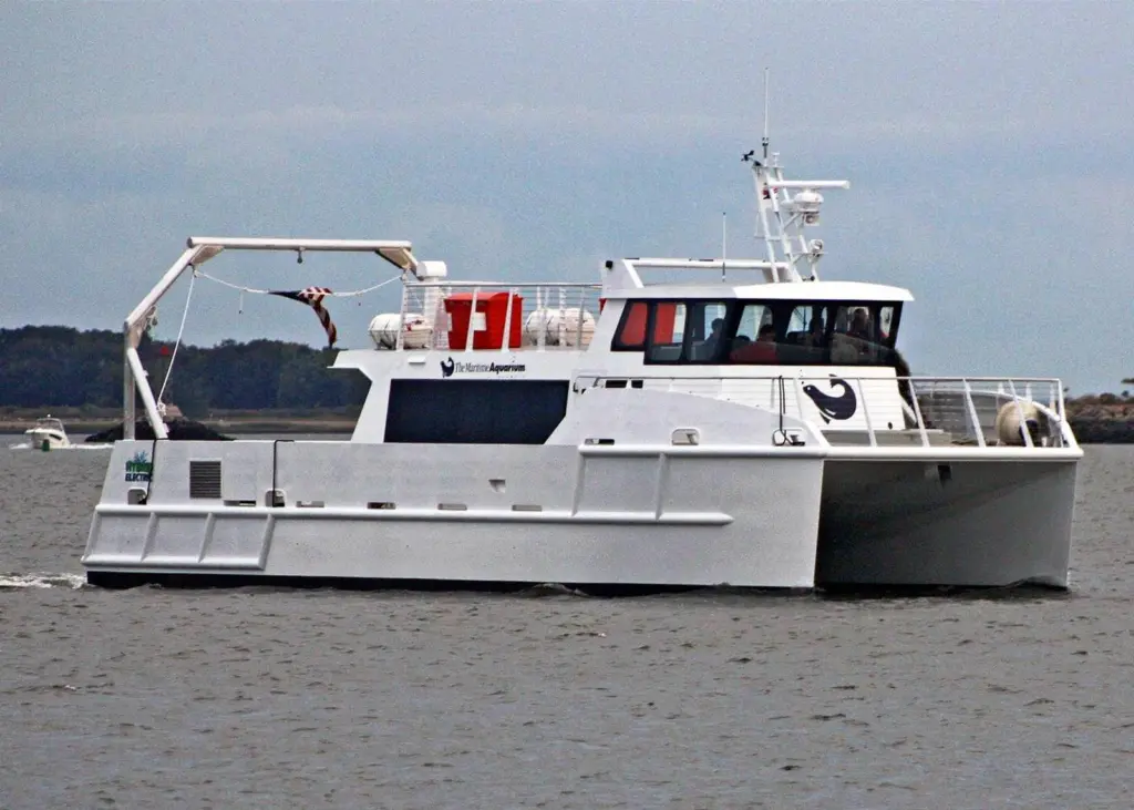 The Maritime Aquarium at Norwalk research vessel 'Spirit of the Sound' is equipped with BAE Systems HybriGen technology