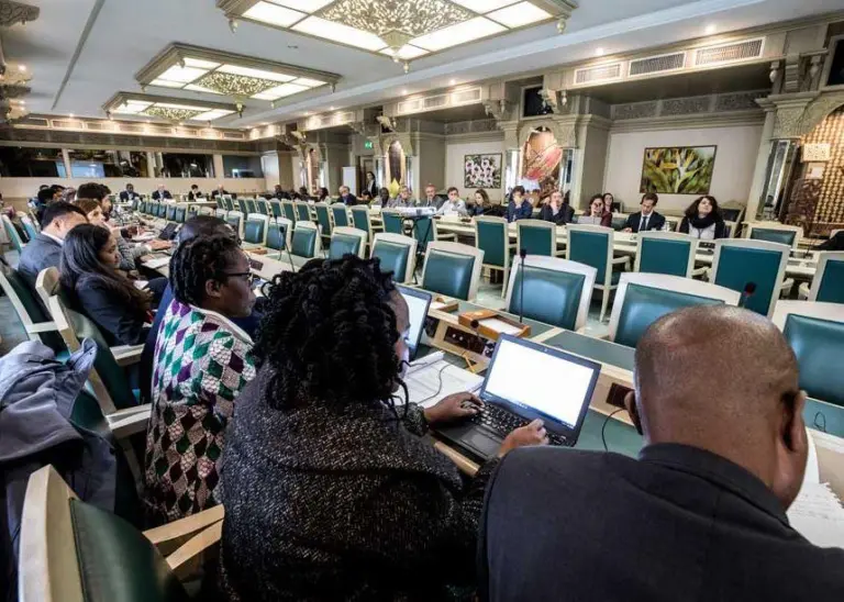 Parallel discussions with small island developing states brought in various perspectives of SIDS from the Pacific, Africa and the Caribbean Photo: FAO