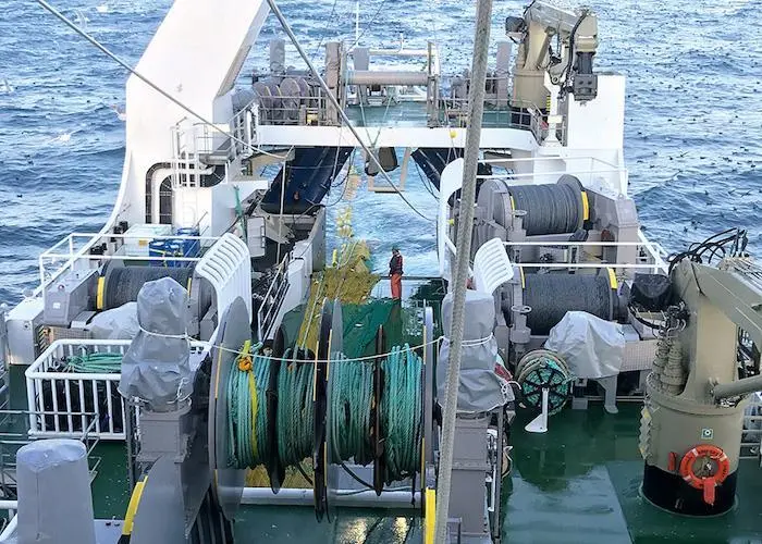 Ibercisa at work on the fishing grounds