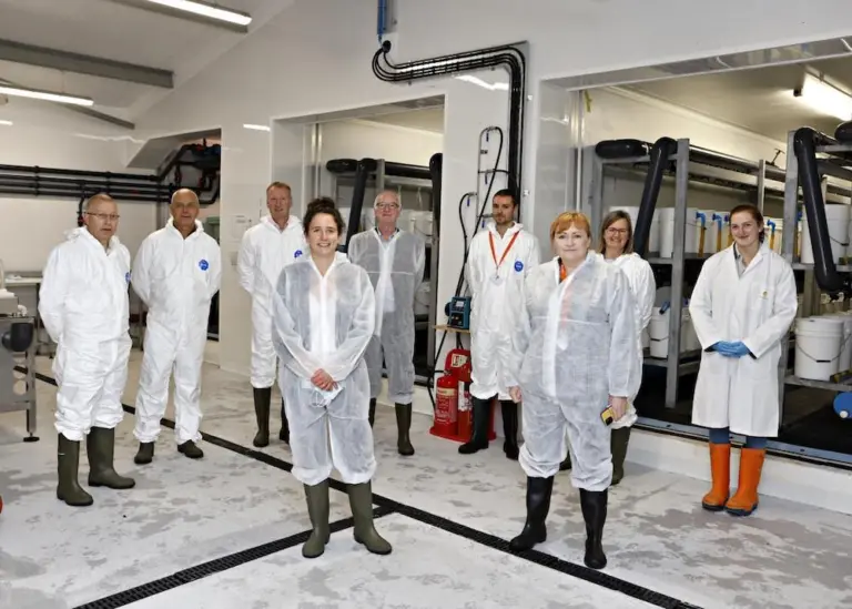 The official opening of AquaGen’s Holywood Breeding Centre has been delayed by Covid-19 pandemic restrictions Photo: AquaGen