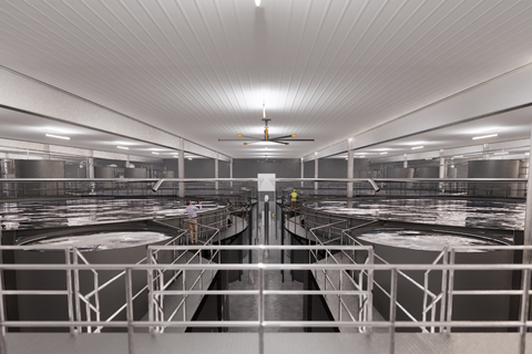 Land-based aquaculture farming