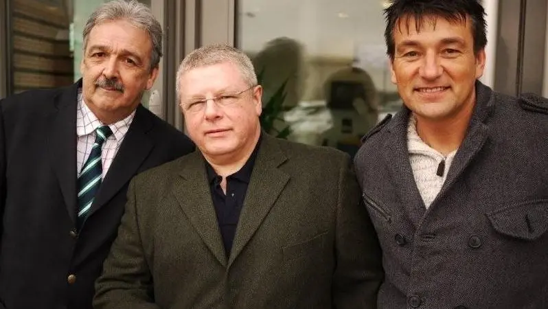From left to right: TFA Director Peter Davey; PPS Director Iain McArthur and TFA's Steve Moore