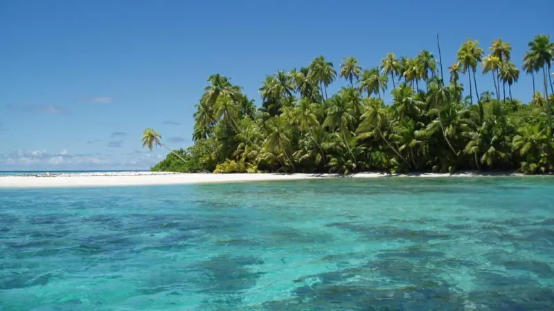 Salomons Atoll, one of the many above water features of the Chagos Archipelago. Credit: Micaelalah