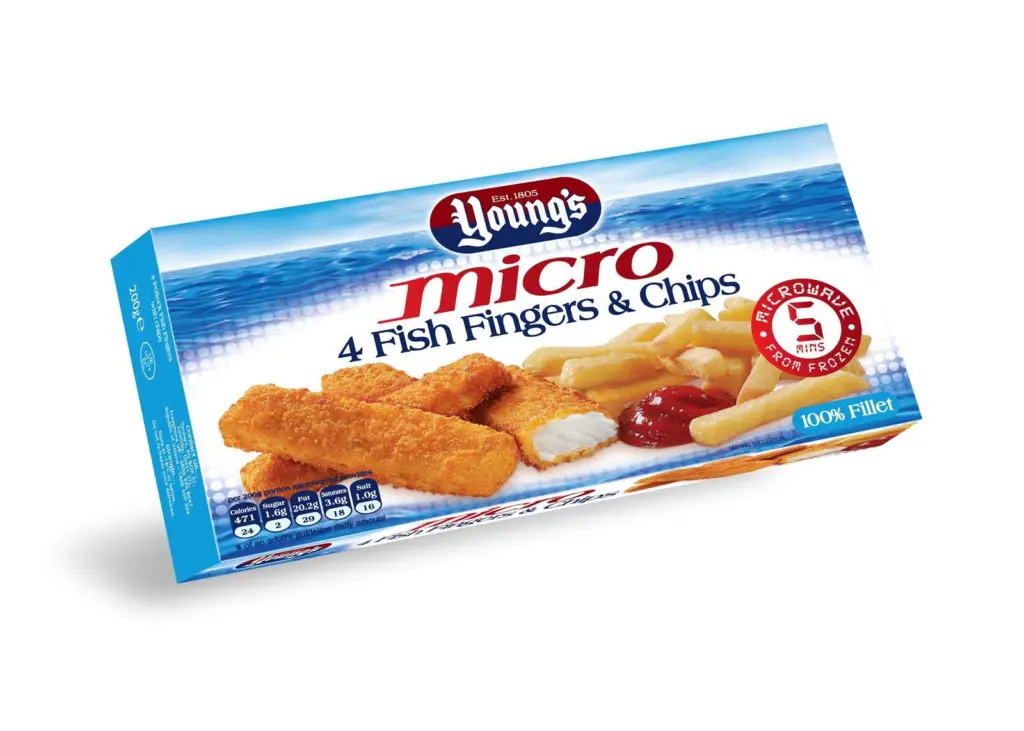 Young's has launched Micro Fish Fingers and Chips