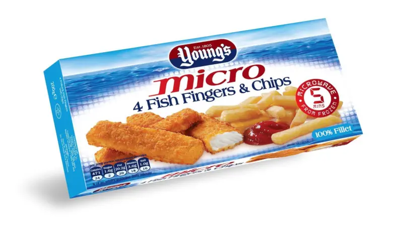 Young's has launched Micro Fish Fingers and Chips