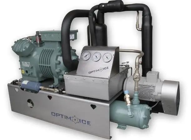 Optimar’s BP-105 slurry ice machine.