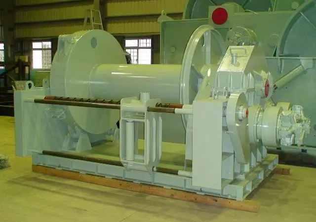 Funz San’s 60-tonne trawl winch.