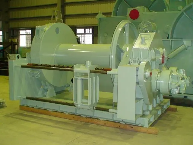 Funz San’s 60-tonne trawl winch.