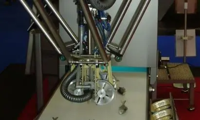 The multifunction tool robots can process both fish and shrimp.