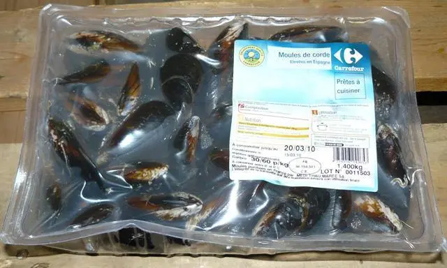 Product packed and ready for a major supermarket - the Ishida has brought a new precision to the pack weight.