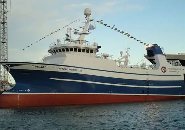 Slurry Ice Systems recently delivered a S16 system to the Þórunn Sveinsdóttir