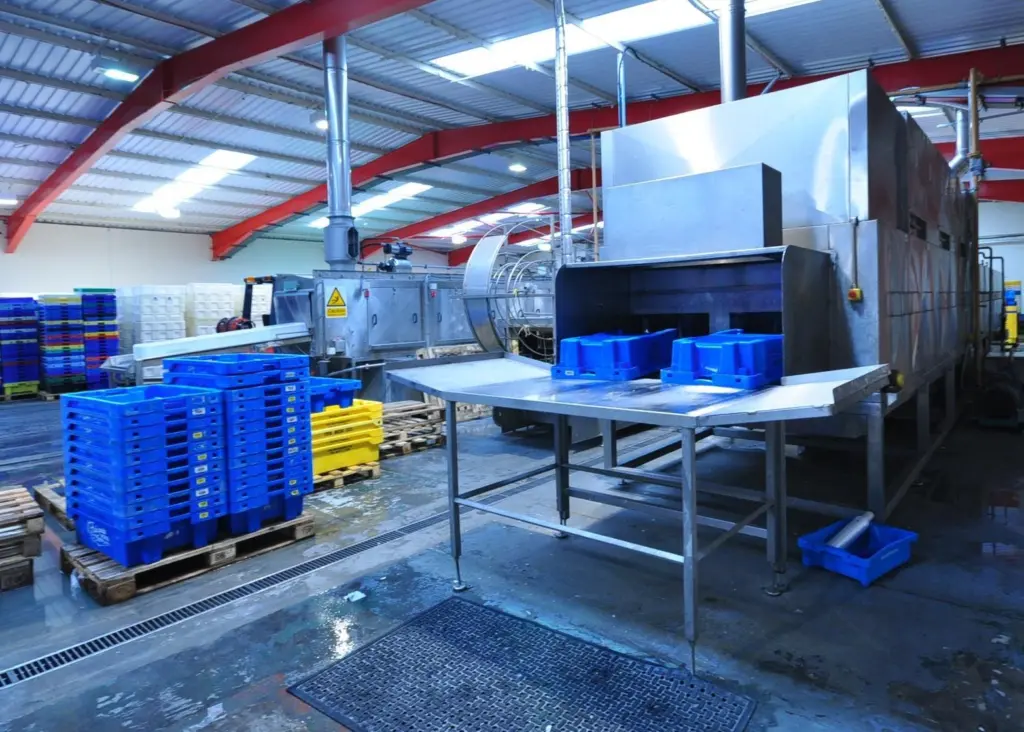 The Grimsby wash plant