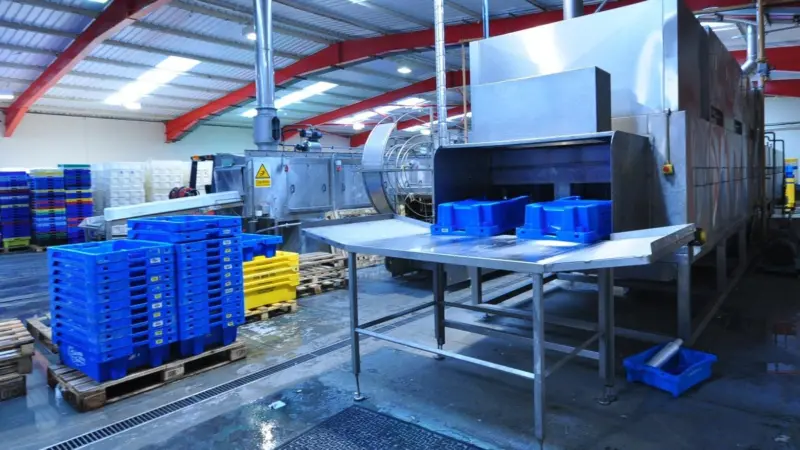 The Grimsby wash plant