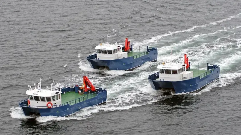 Five working catamarans for have been ordered for the Norwegian aquaculture industry