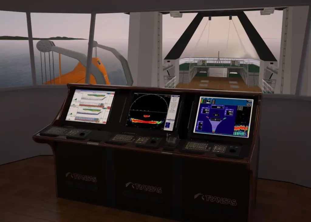 The new fishing gear handling simulator