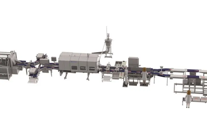 Baader’s salmon processing line