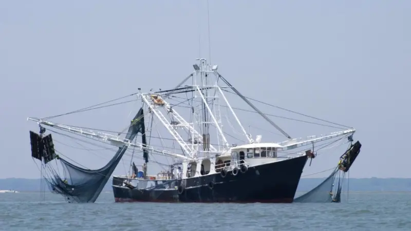 Fishing vessel with BlueTraker VMS installed