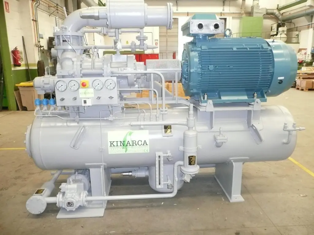 A Kinarca screw compressor package