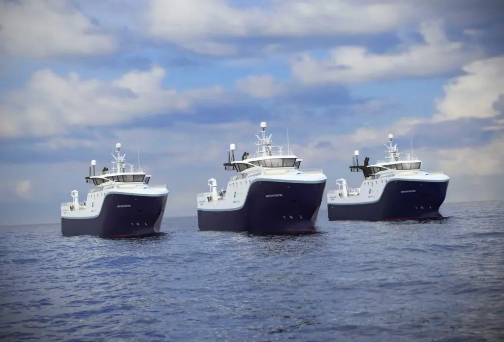 Aker Seafoods has an agreement with STX OSV AS to build three modern trawlers