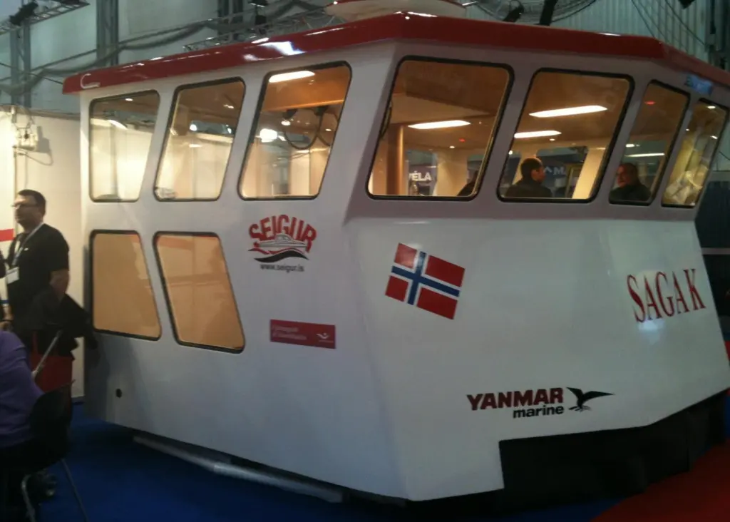 The wheelhouse of Saga K