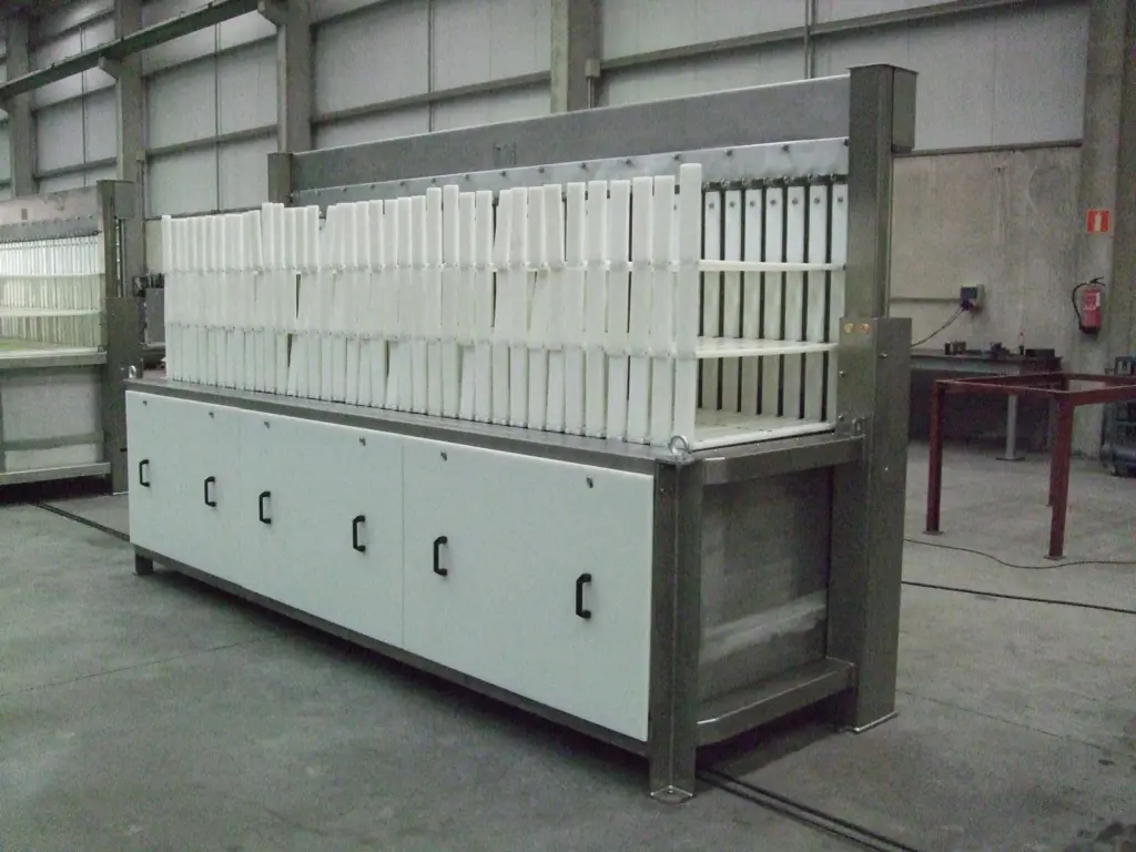 Russian type vertical plate freezer