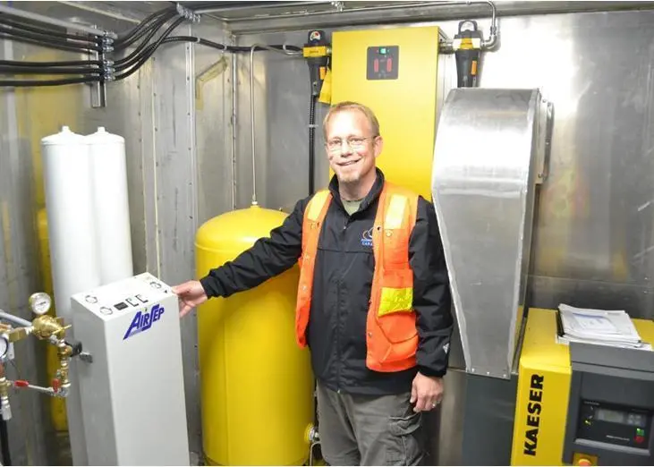 Dave Pedersen, plant manager at Pacific National Processing