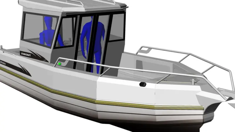 The Stabicraft 659 Wheel House destined for fishery monitoring duties in Alaska