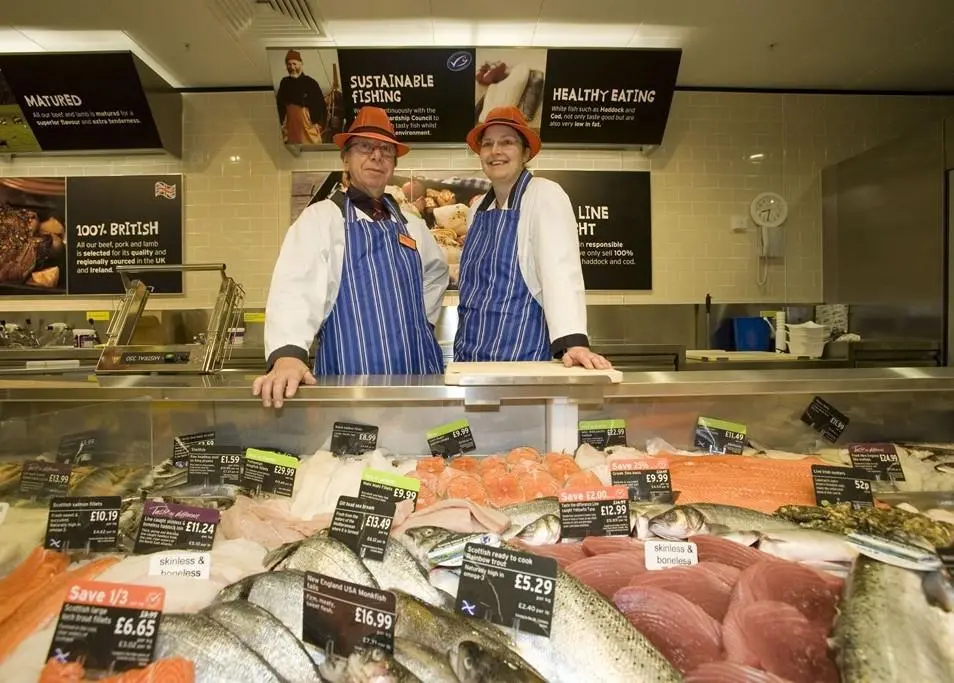 Sainsbury's fish counter