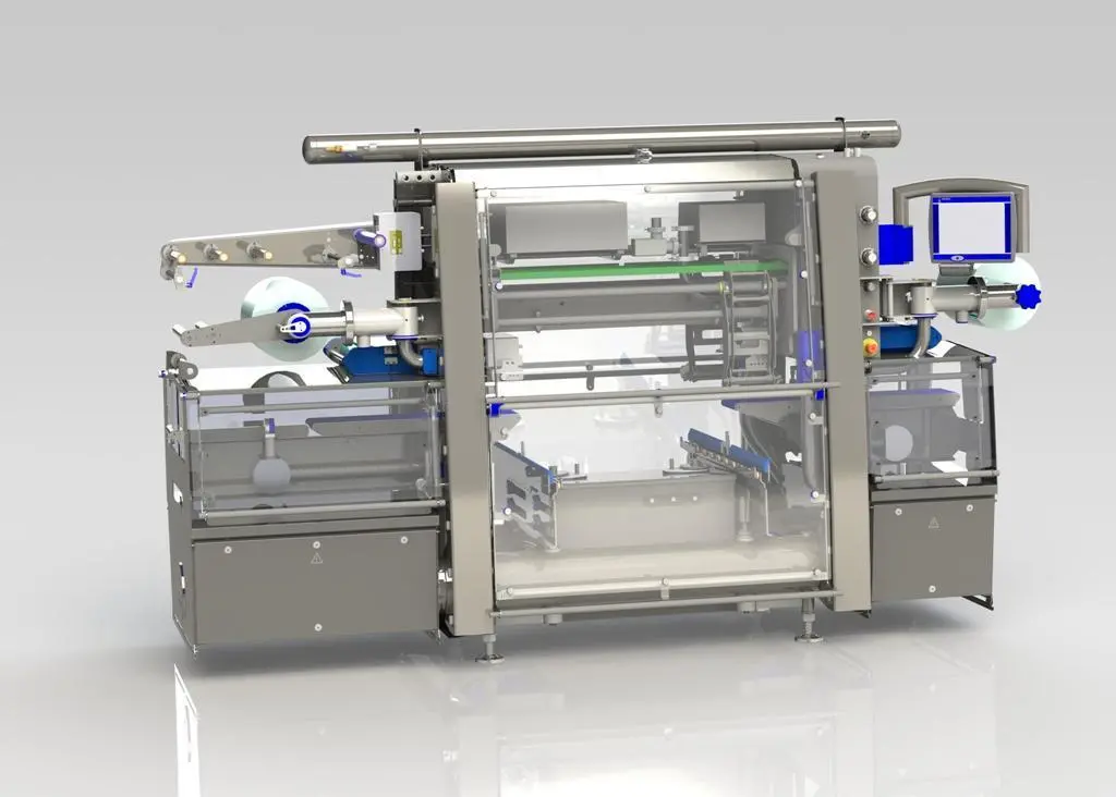 Ishida’s new QX-775-Flex tray sealer combines a compact design with high speeds for MAP trays of up to 15 cycles per minute