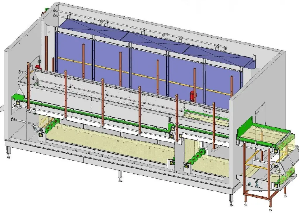 Innotec’s new IQF freezing tunnel