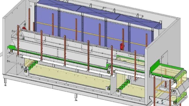 Innotec’s new IQF freezing tunnel