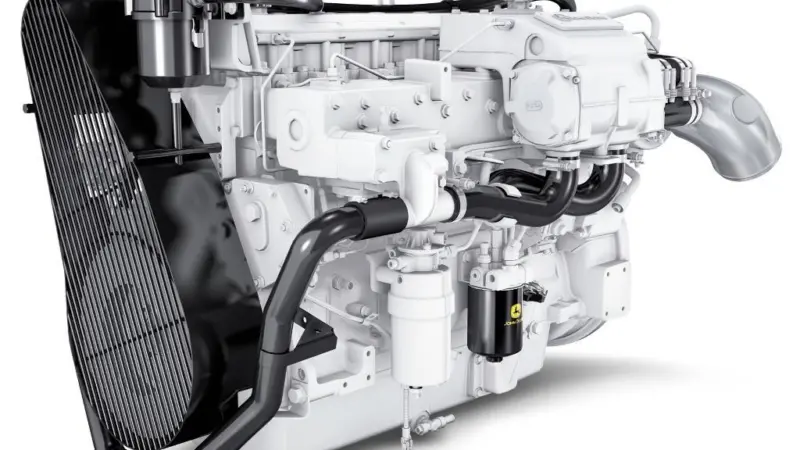John Deere Power Systems will meet new EPA Marine Tier 3 regulations with a complete line of 4.5L and 6.8L engines, including this recalibrated PowerTech 6068SFM85