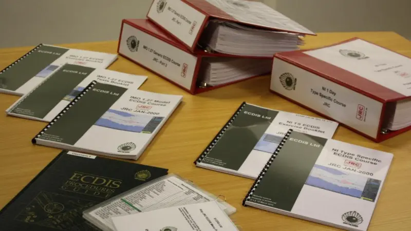ECDIS Ltd course literature for delivery of Generic and Type Specific JRC ECDIS courses