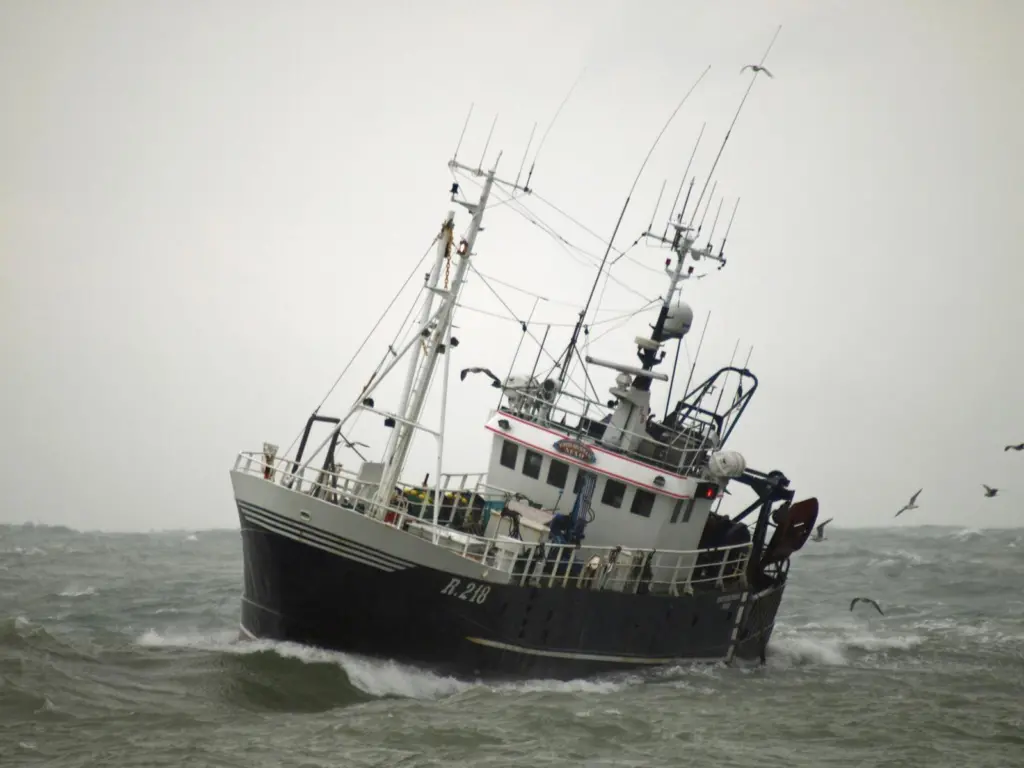 A Birds Eye vessel fishing cod in the Baltic