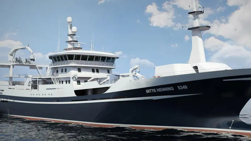 The new Gitte Henning. Credit: Wärtsilä Ship Design