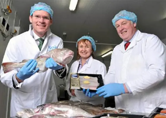 Simon Coveney, T.D. Irish Minister for Agriculture, Food and the Marine (left) feels that the investment demonstrates confidence in the Irish seafood sector