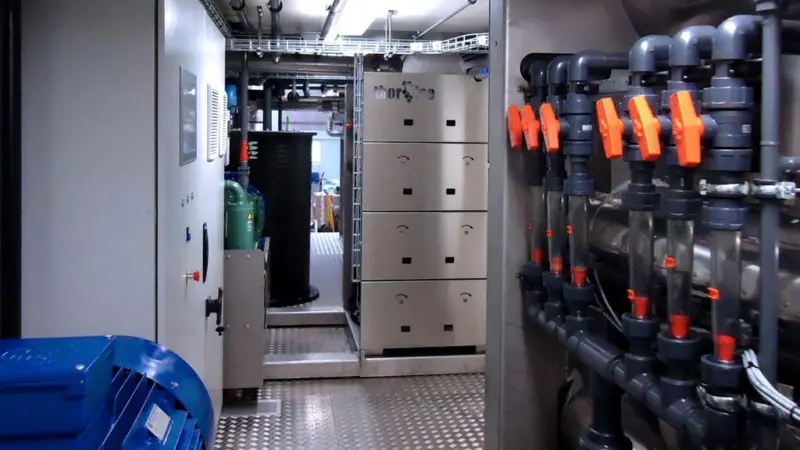 Inside Marine Harvest’s Thor Ice container
