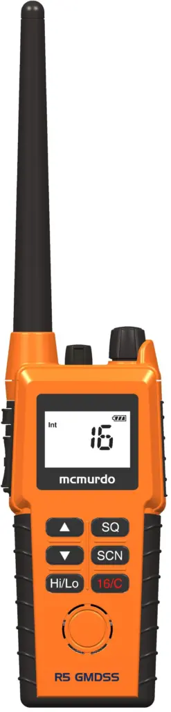 McMurdo’s new R5 GMDSS VHF handheld radio