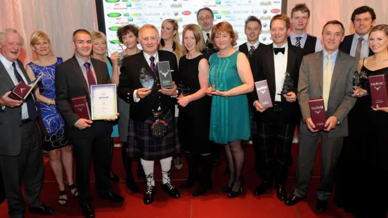The Lossie Seafoods team at the Highlands & Islands Food & Drink Awards