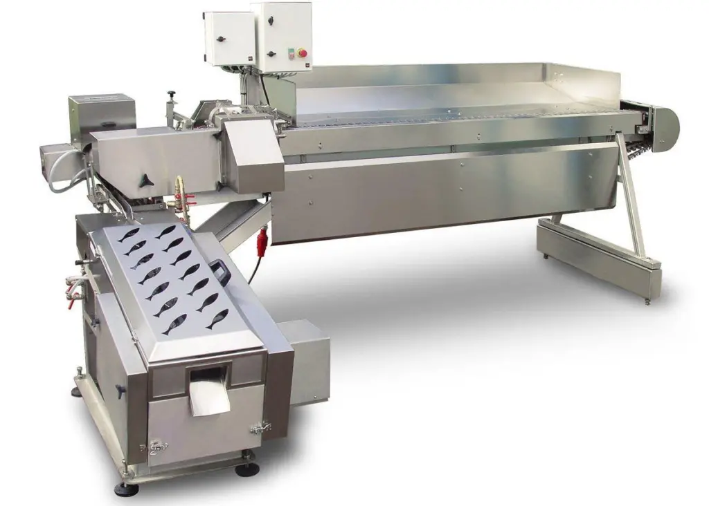 SEAC’s brand new FPM-400 machine for nobbing and filleting small fish. The machine will be on display at Seafood Processing Europe in Brussels at the end of April 2013