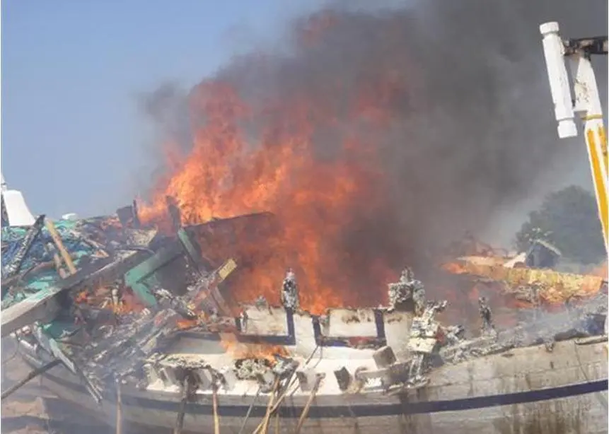 The two vessels were destroyed at AFMA’s vessel destruction facilities