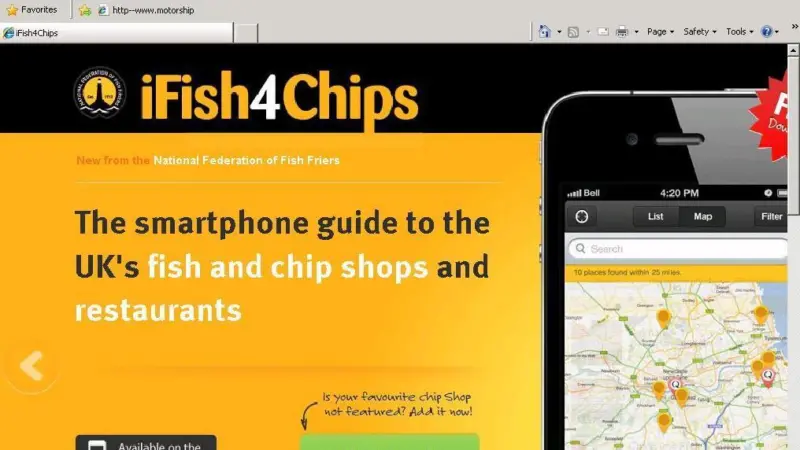 iFish4Chips is designed to help push the fish and chip industry forward