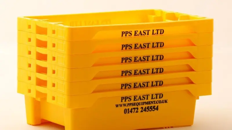 PPS is supplying 50 50kg plastic fish boxes