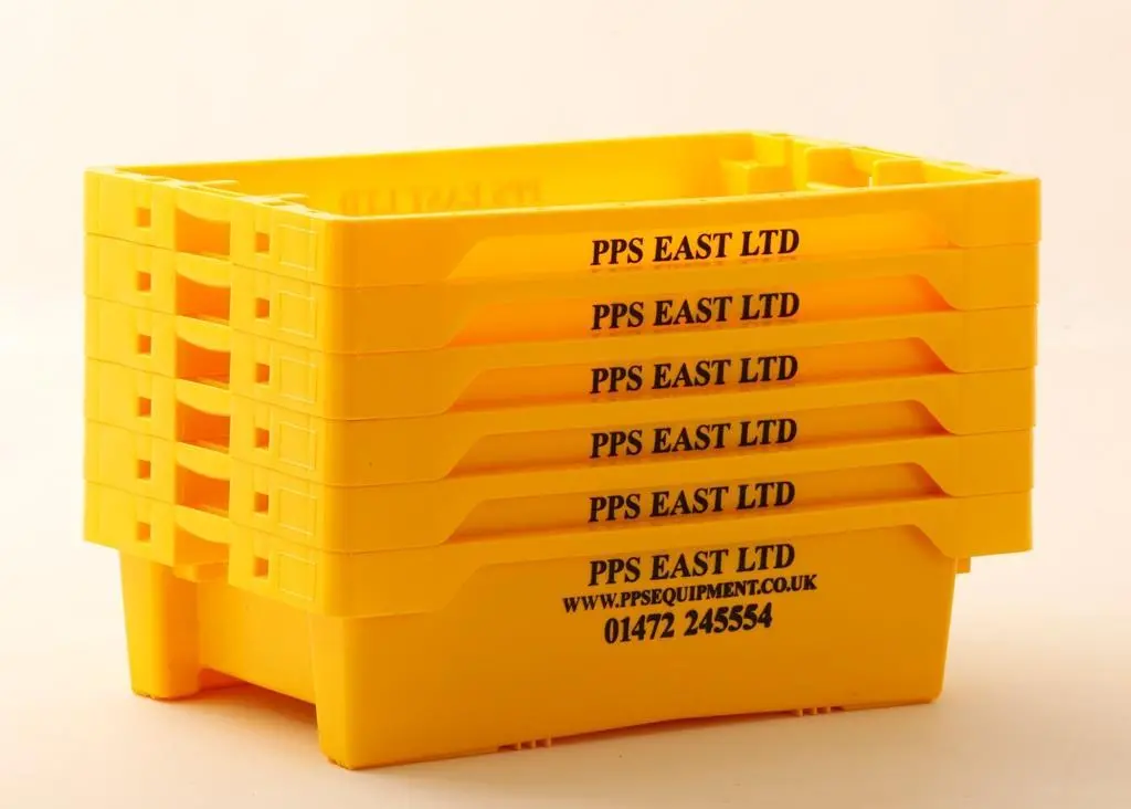 PPS is supplying 50 50kg plastic fish boxes