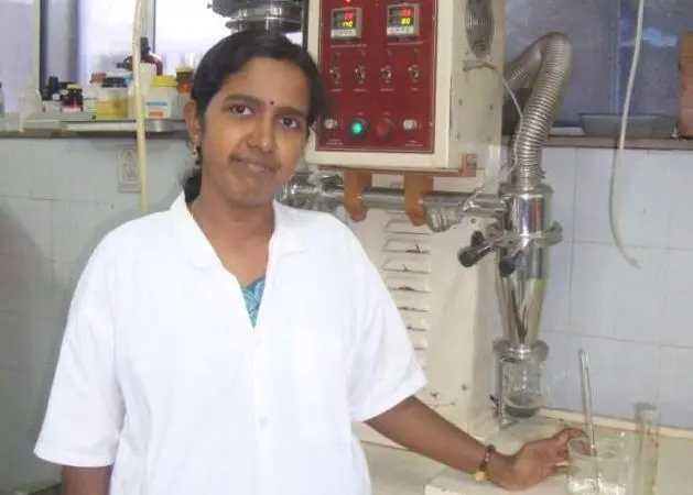 Annamalai Jeyakumari, winner of the 2012 Peter Howgate Award