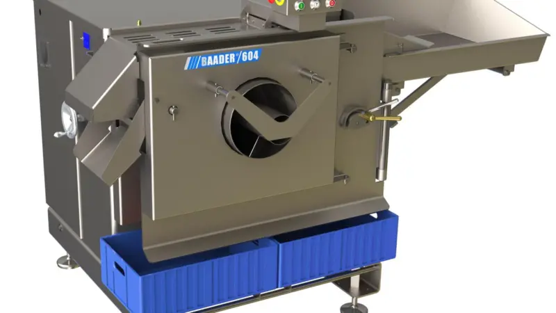 The Baader 604 with side feed tray