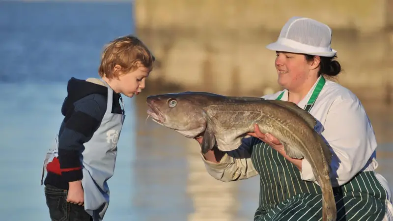 Seafish and BNF hope to educate children on the importance of eating seafood. Photo: Rob McDougall